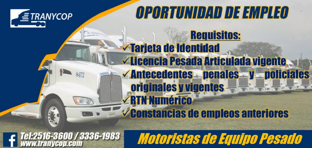 Motoristas de Equipo Pesado